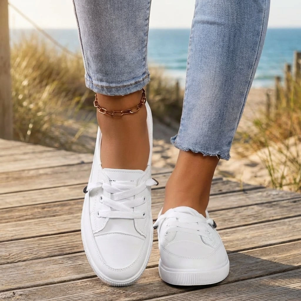 Baskets orthopédiques basses pour femmes, confort quotidien
