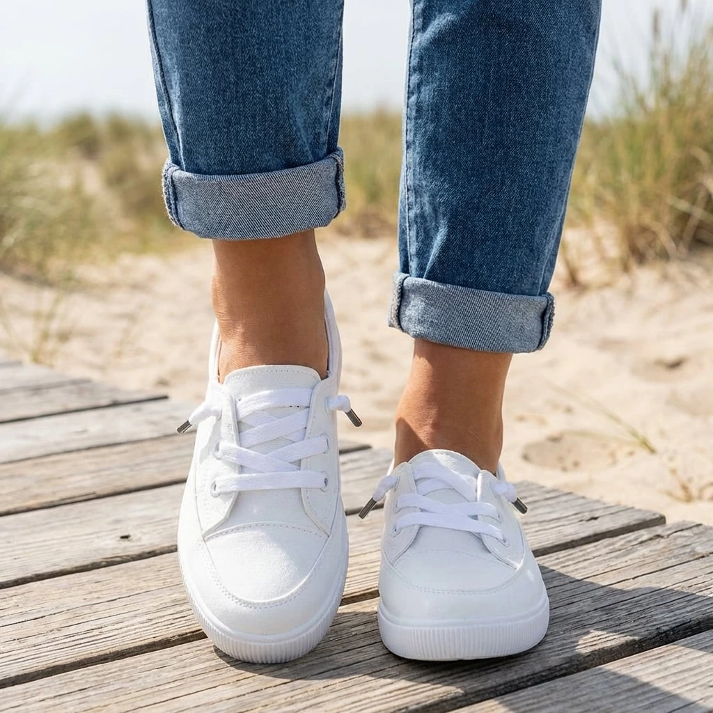 Baskets orthopédiques basses pour femmes, confort quotidien