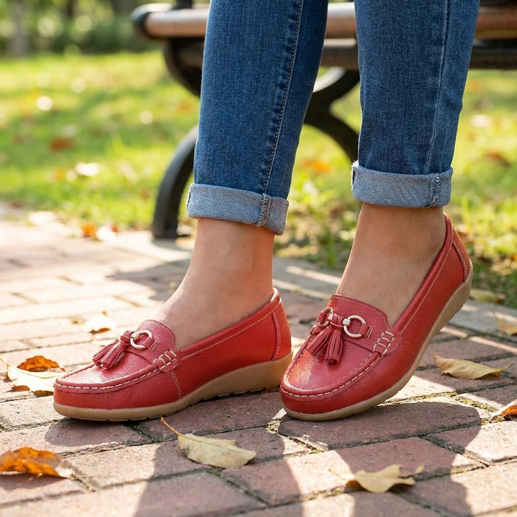 Γυναικεία Ορθοπεδικά Μοκασίνια Slip-On με Μαλακή Επένδυση για Άνεση