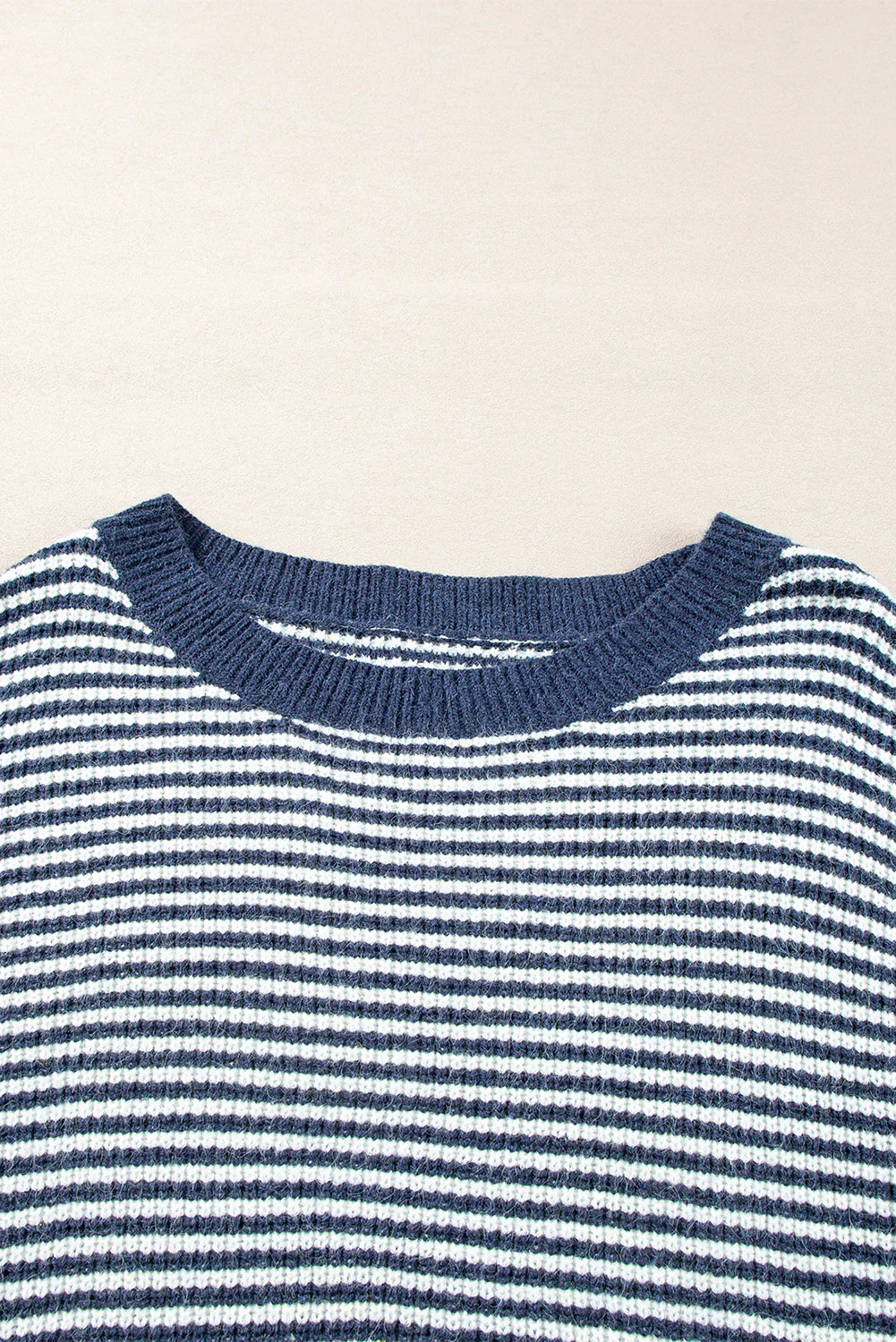 Pull tricoté patchwork coloré pour femmes