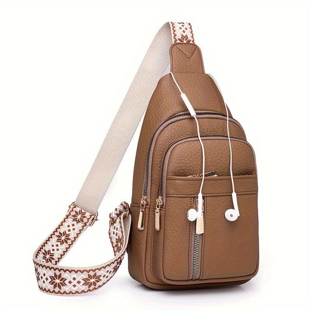 Margaret - Vegan Leather Sling Crossbody Bag