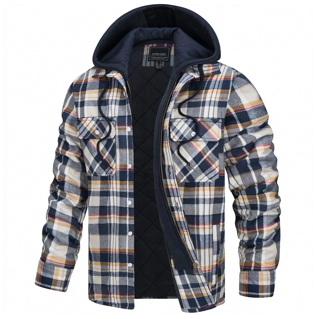 Parker - Checked Hooded Jacket