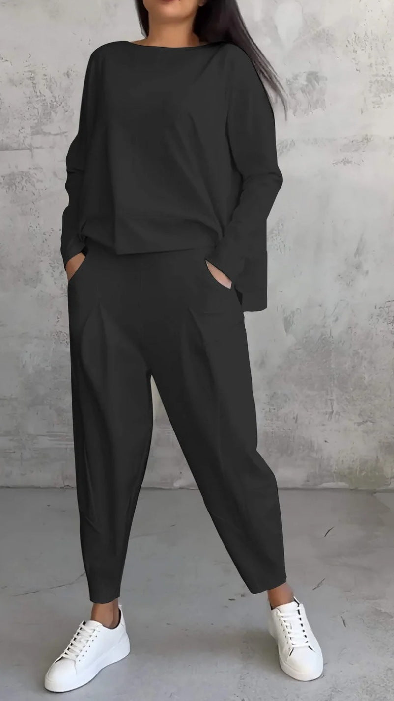 Women's Casual 2-Piece Lounge Jogger Set