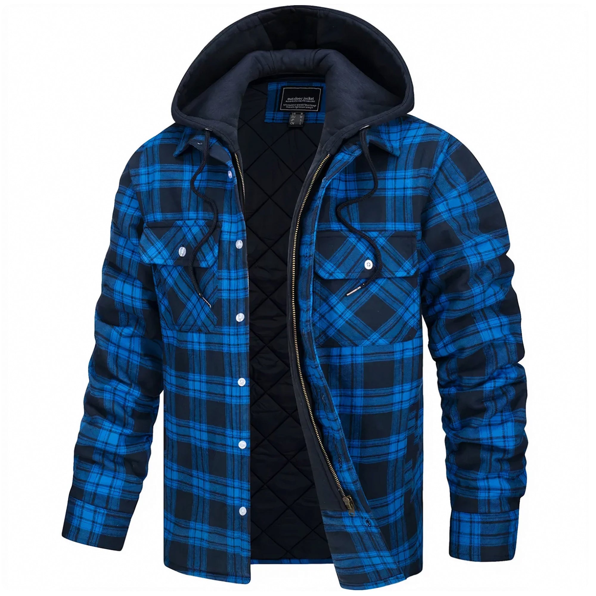 Parker - Checked Hooded Jacket