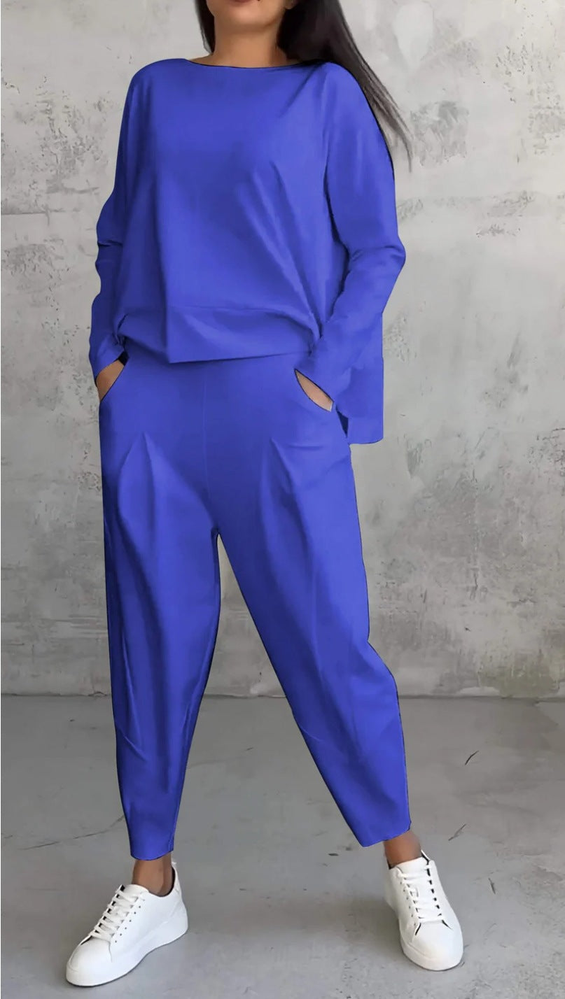 Women's Casual 2-Piece Lounge Jogger Set