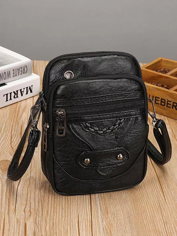Beth - Vegan Leather Crossbody Phone Bag