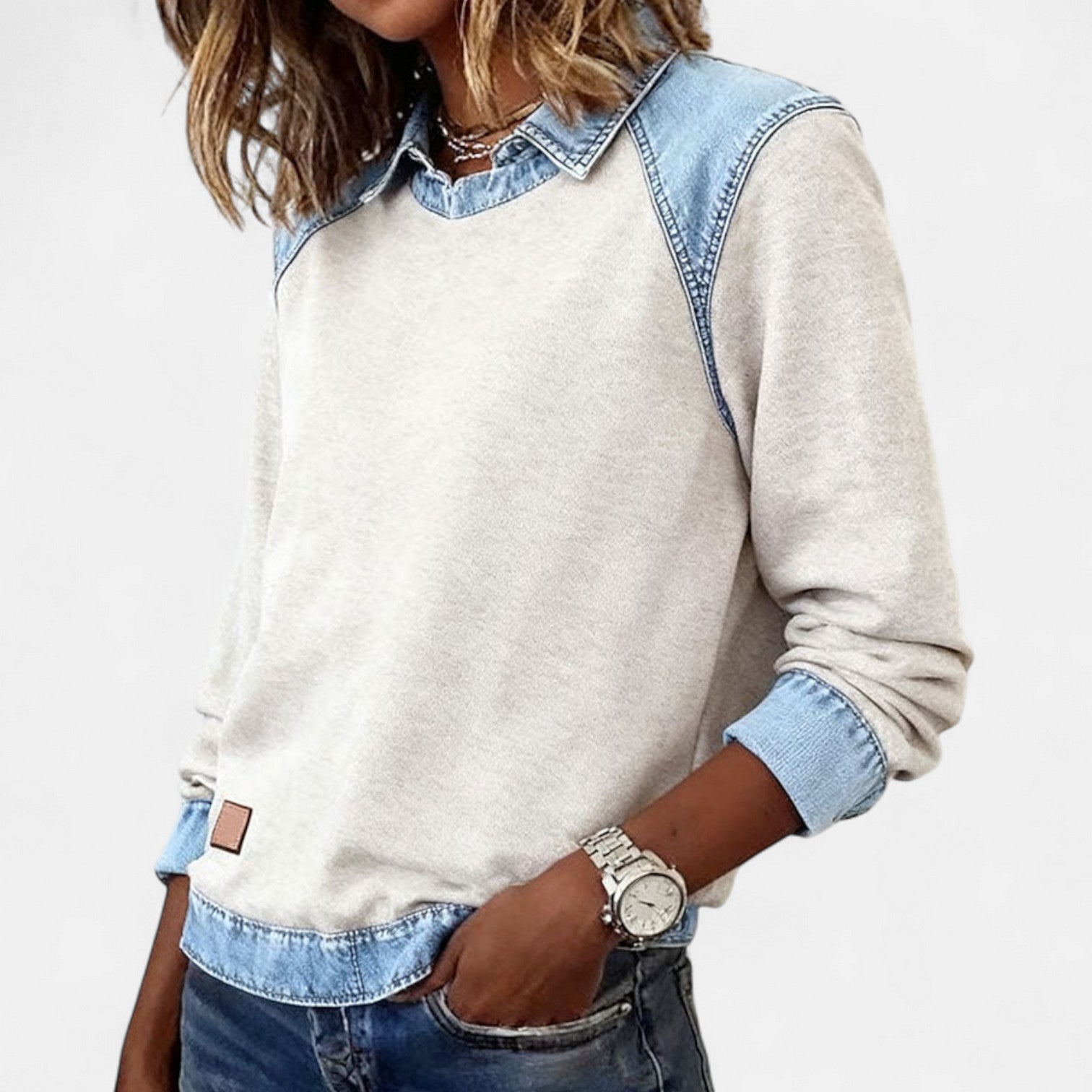Women's Long Sleeve Casual Pullover Sweatshirt