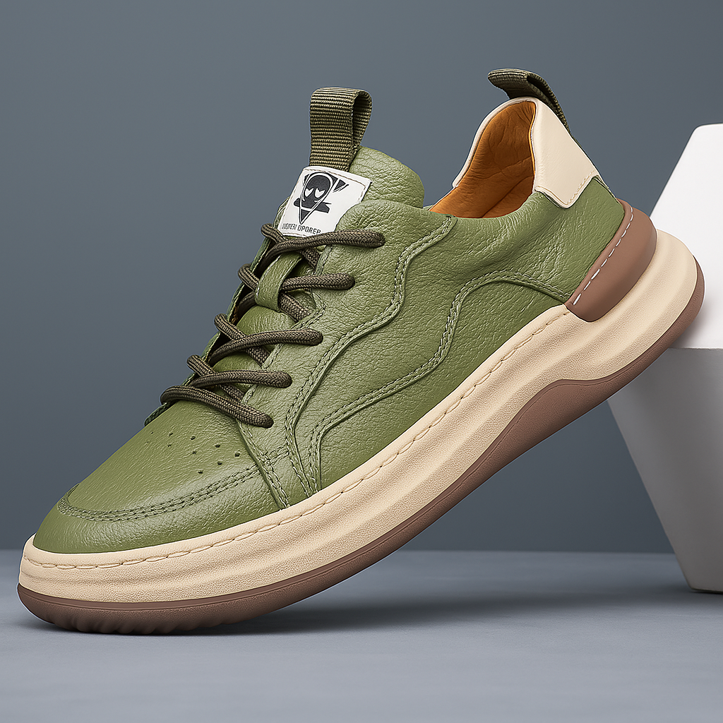 Men's Casual Low-Top Lace-Up Sneakers