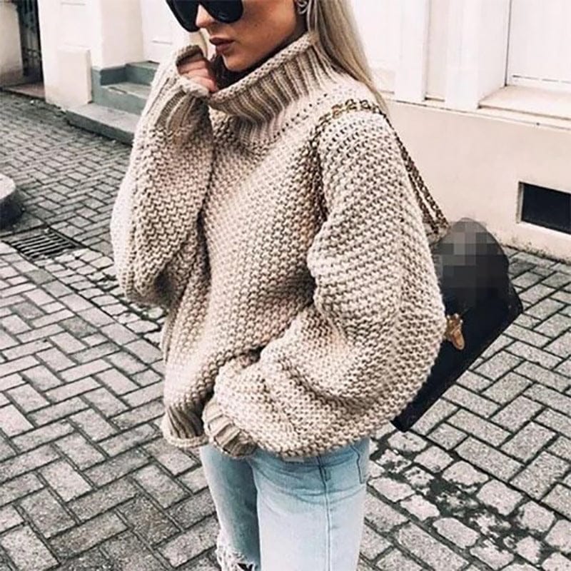 Women's Chunky Knit Oversized Sweater