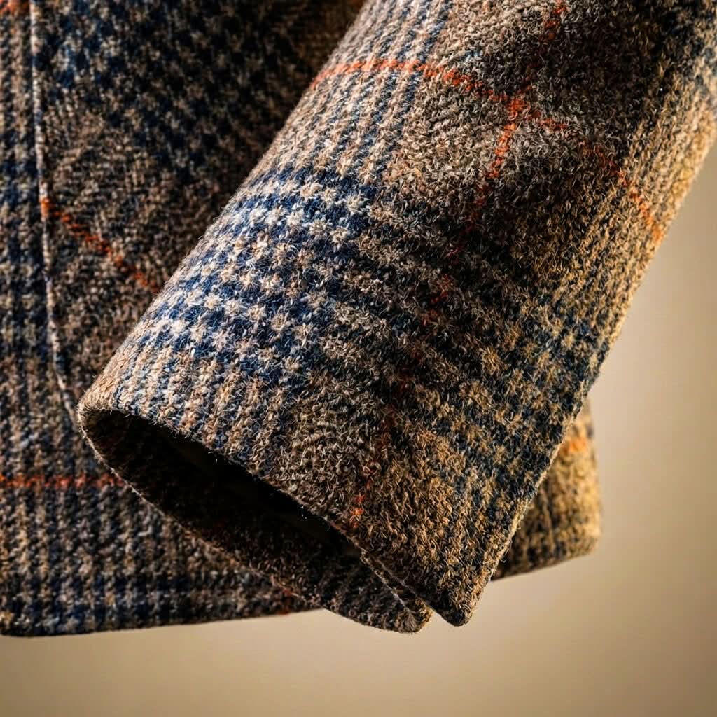 Men's Houndstooth Tailored Blazer