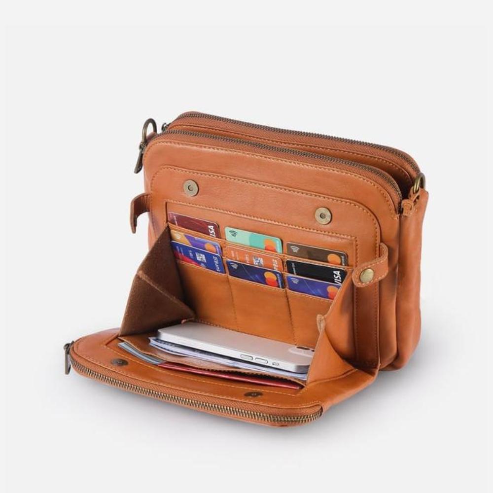 Anne - Vegan Leather Crossbody Shoulder Bag