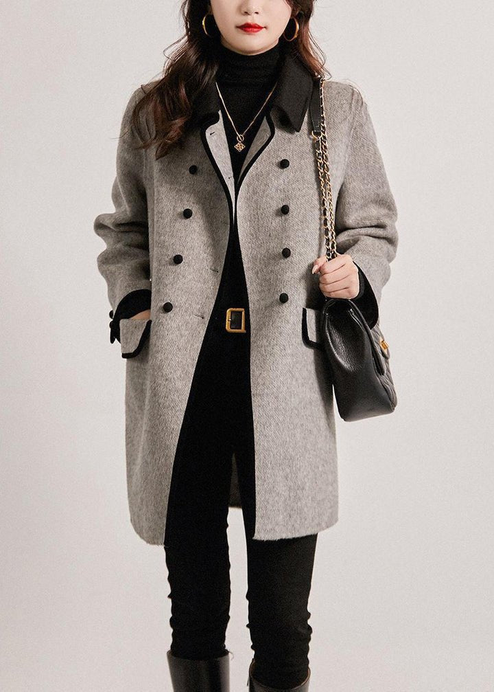 Elegant Tailored Wool Coat Stylish