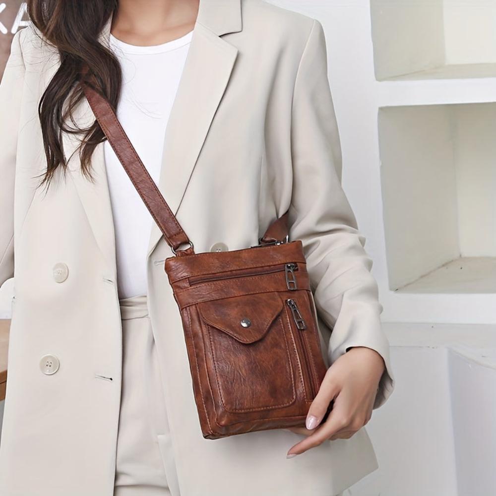 Rebecca - Vegan Leather Crossbody Shoulder Bag