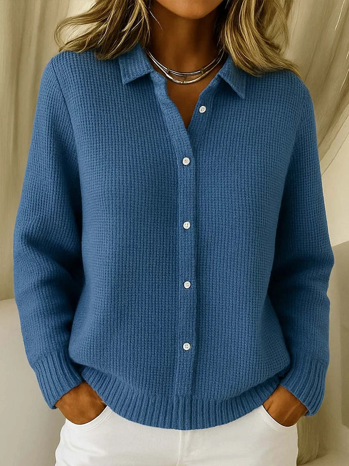 Women's Button-Up Knit Cardigan Sweater