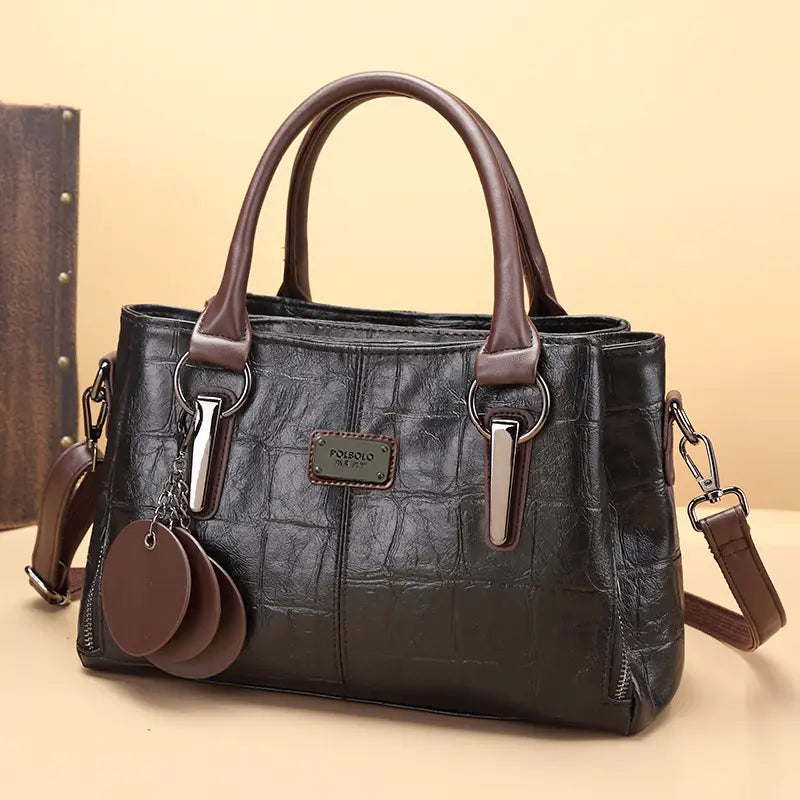 Joyce - Leather Structured Handbag