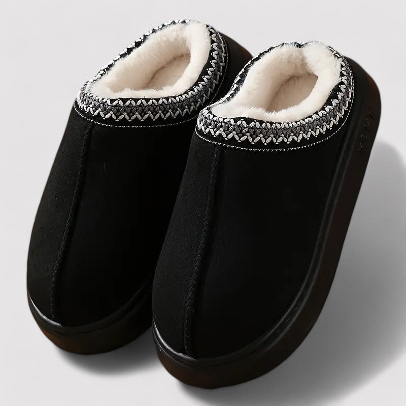 Women's Cozy Memory Foam Faux Fur Lined Slippers