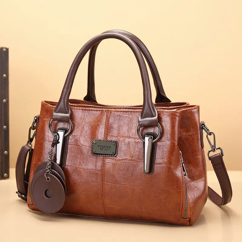 Joyce - Leather Structured Handbag