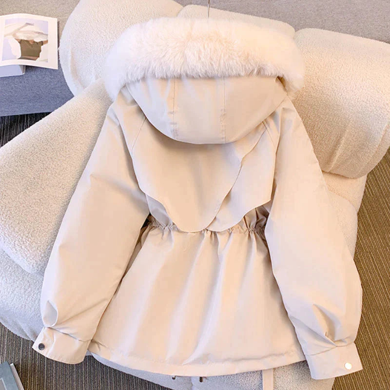 Women's Winter Coat with Fur Collar
