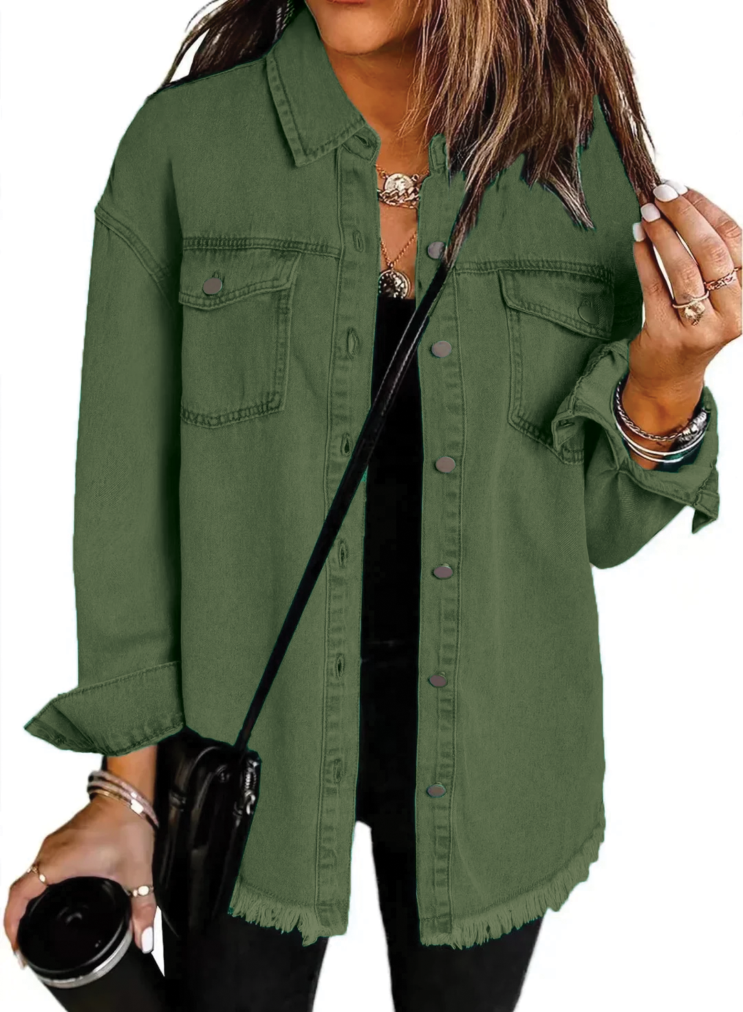 Sophia - Denim Shirt Jacket