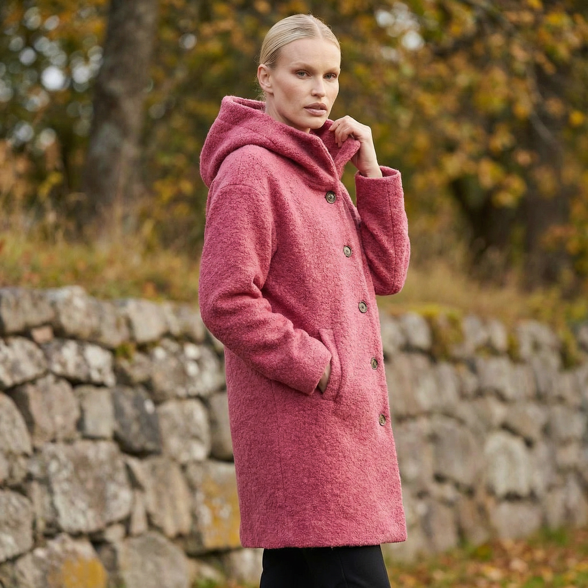 Women's Hooded Longline Winter Coat