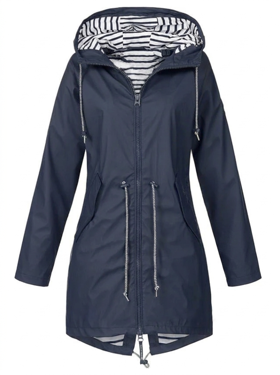 Women's Hooded Waterproof Lightweight Rain Coat