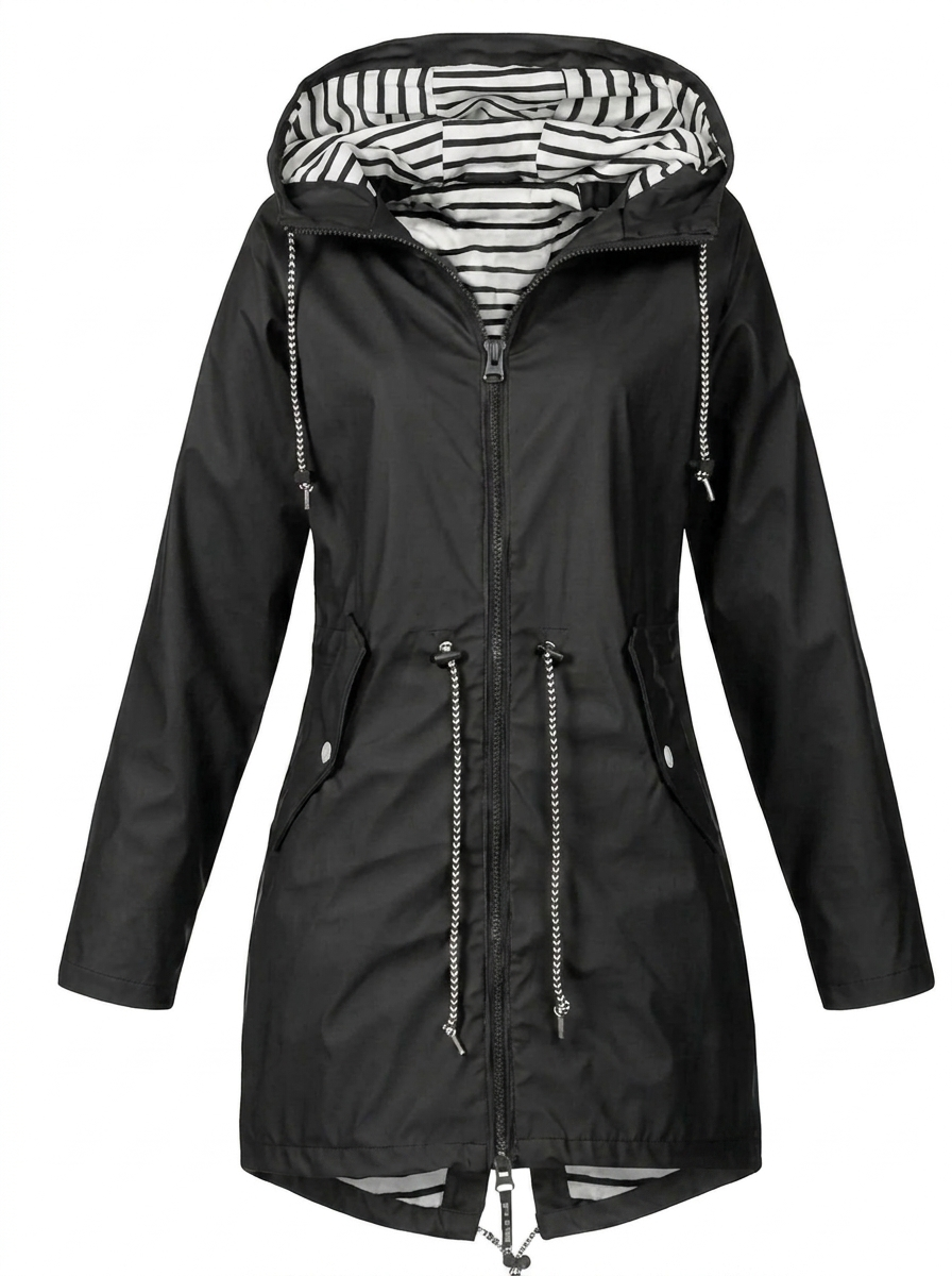 Women's Hooded Waterproof Lightweight Rain Coat
