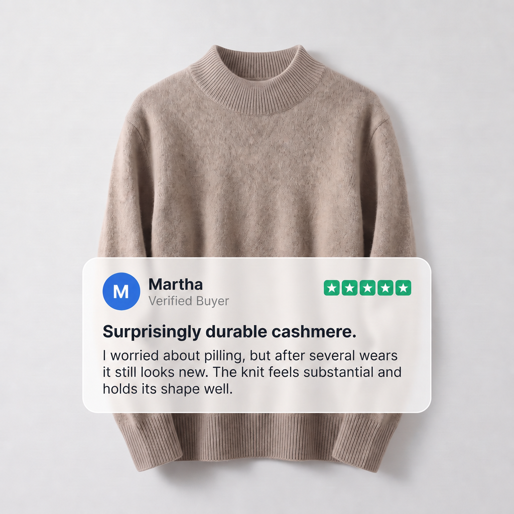 Pull en maille côtelée douce à col roulé pour femme