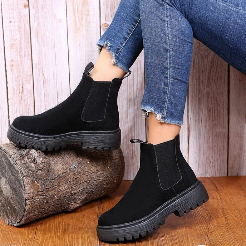 Olivia - Chunky Ankle Boots