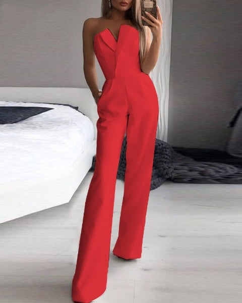 Elena - Elegant Sleeveless Jumpsuit