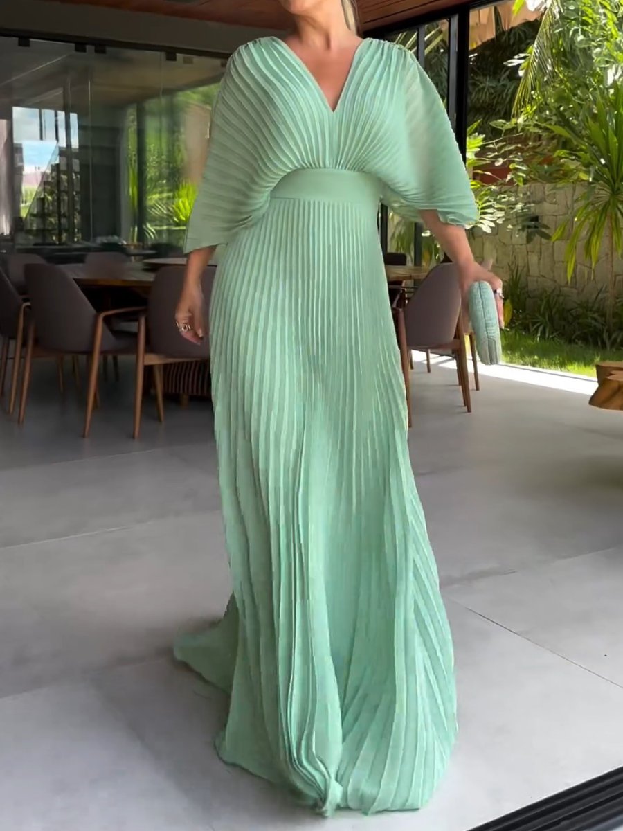 Genesis - Pleated Maxi Dress