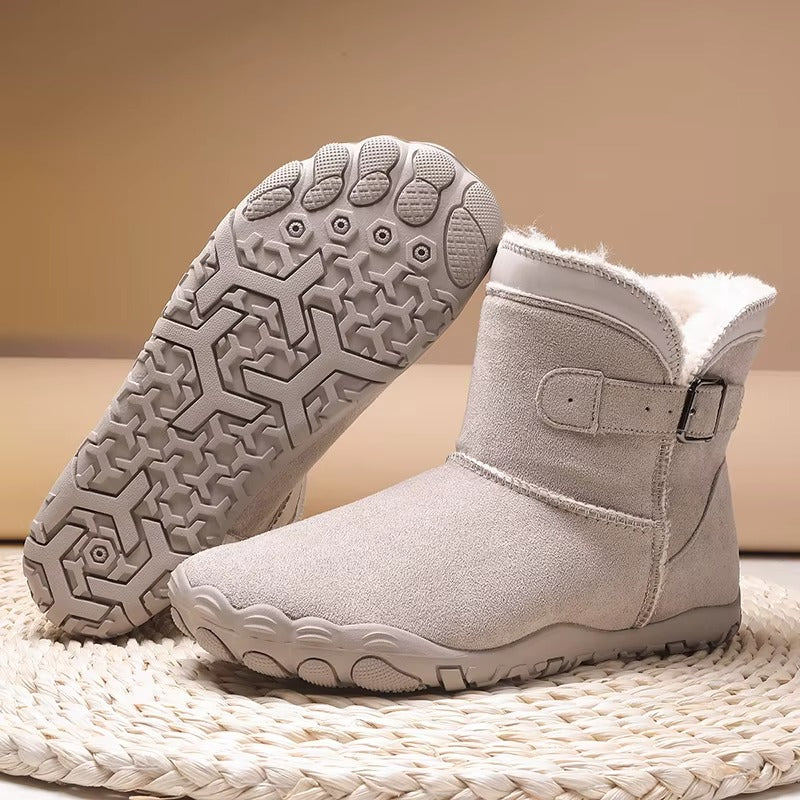 Γυναικείες χειμερινές μπότες barefoot με επένδυση φλις