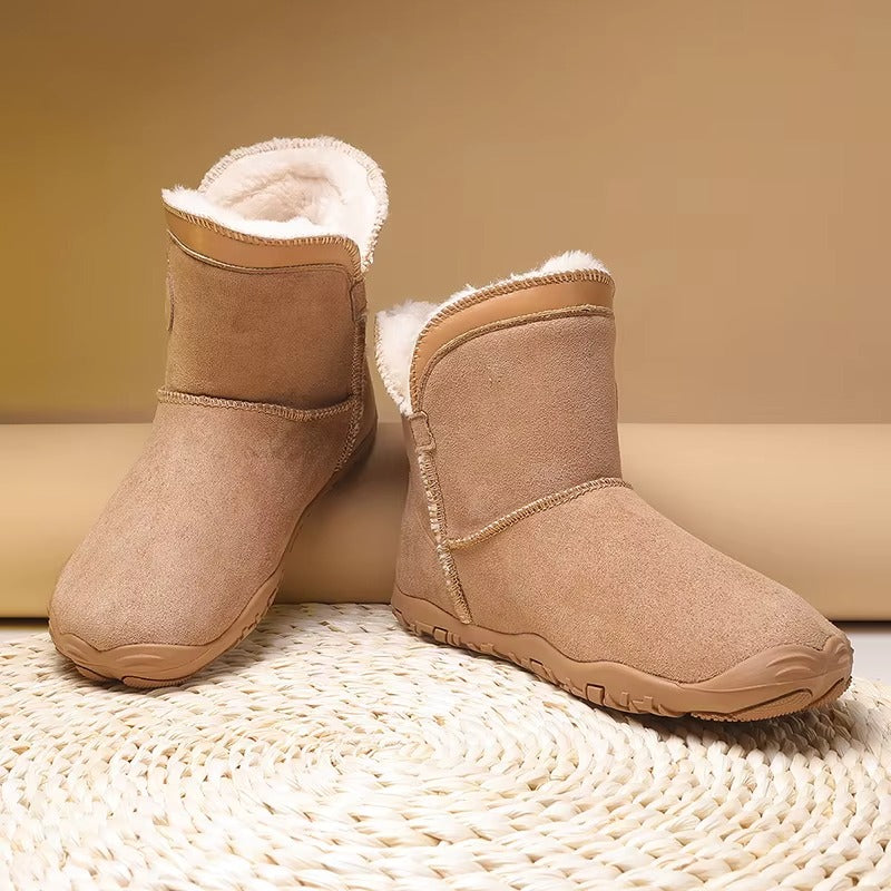 Γυναικείες χειμερινές μπότες barefoot με επένδυση φλις