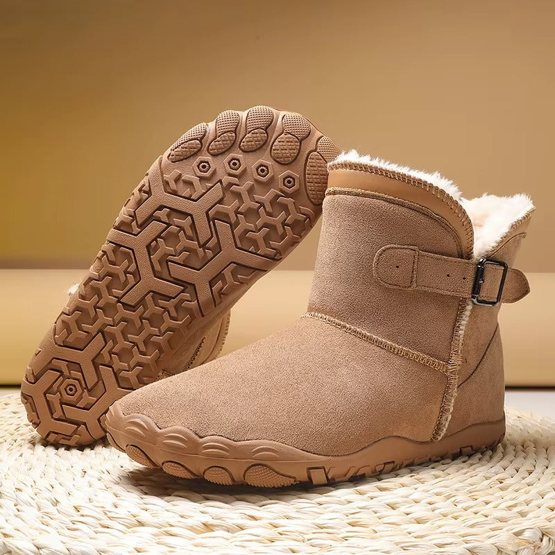 Γυναικείες χειμερινές μπότες barefoot με επένδυση φλις