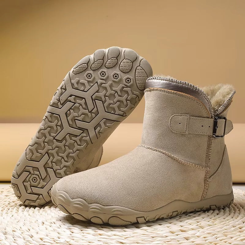 Γυναικείες χειμερινές μπότες barefoot με επένδυση φλις