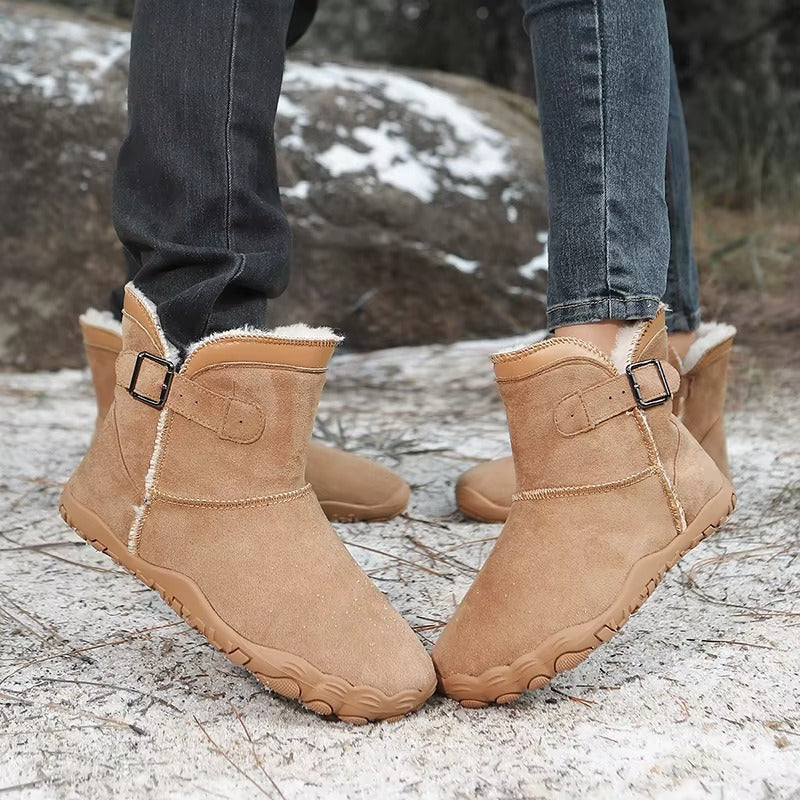 Γυναικείες χειμερινές μπότες barefoot με επένδυση φλις