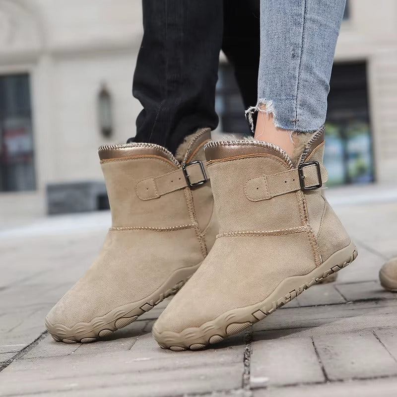 Γυναικείες χειμερινές μπότες barefoot με επένδυση φλις