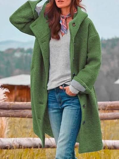 Women's Hooded Longline Winter Coat