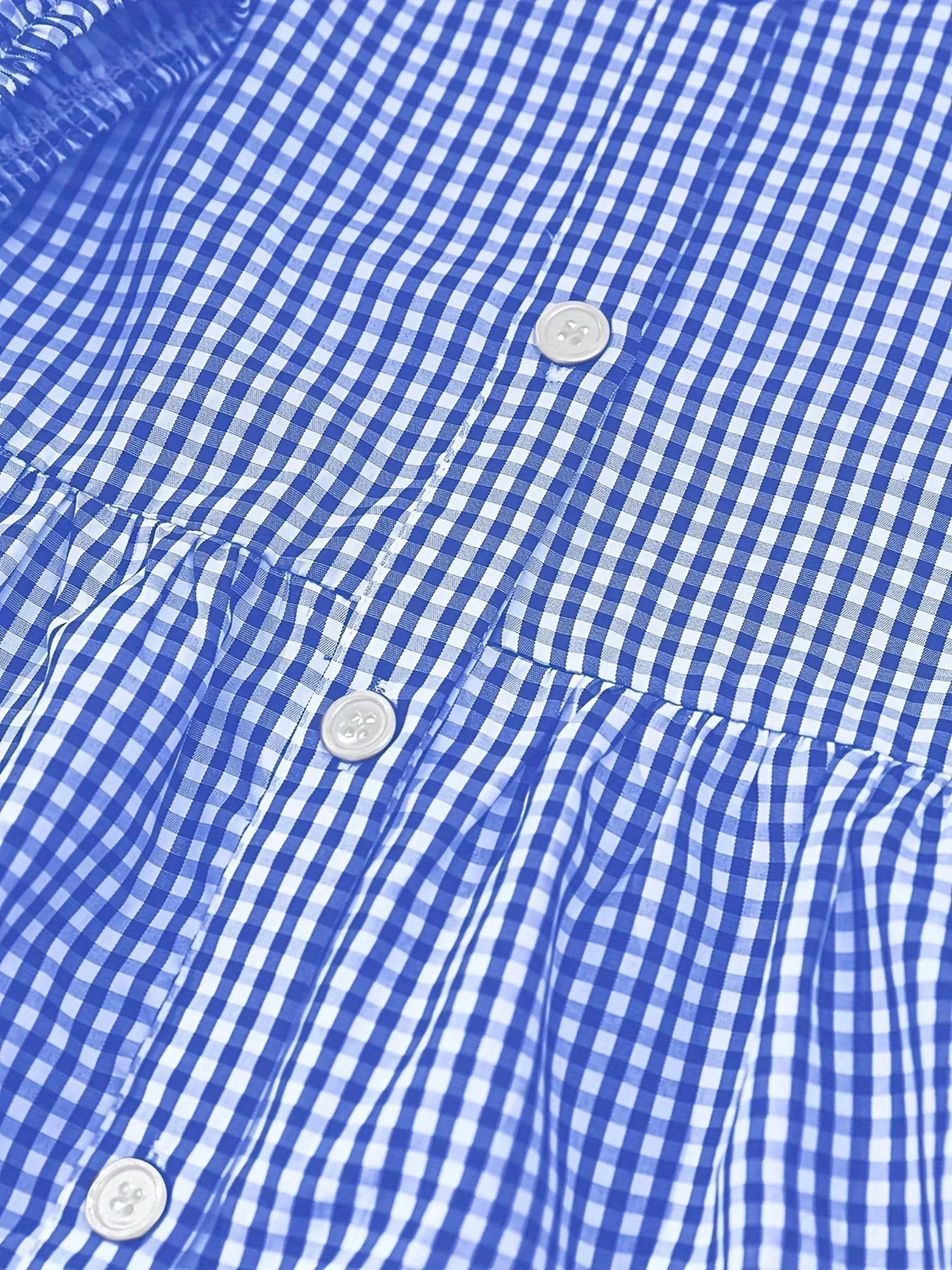 Γυναικείο Μίνι Φόρεμα Gingham με Φαρδιά Γραμμή