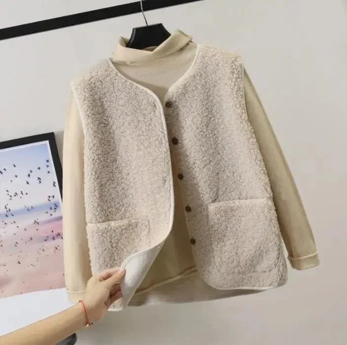 Cozy Plush Vest for Women