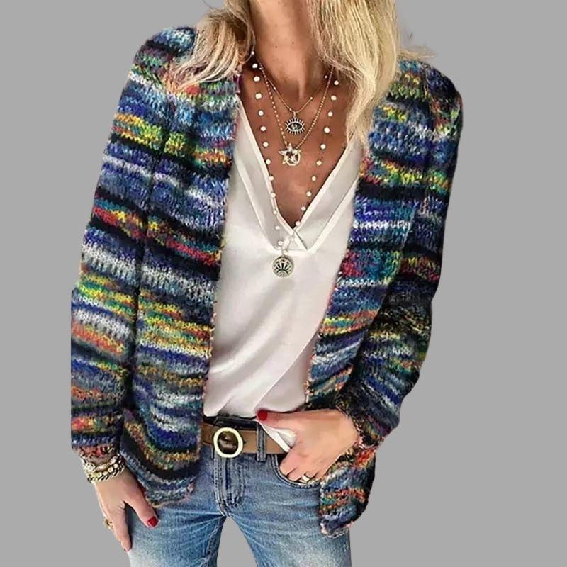 Claire - Multicolored Knit Cardigan