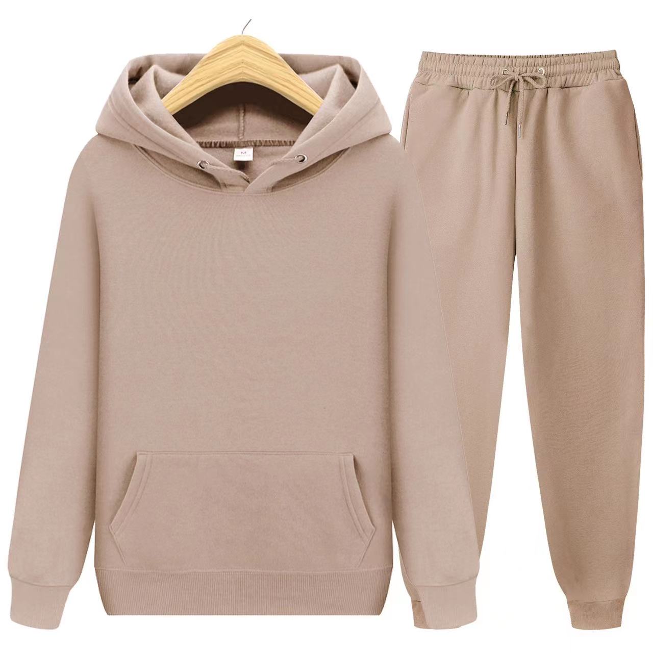 Conjunto de sudadera con capucha y pantalones jogger para mujer