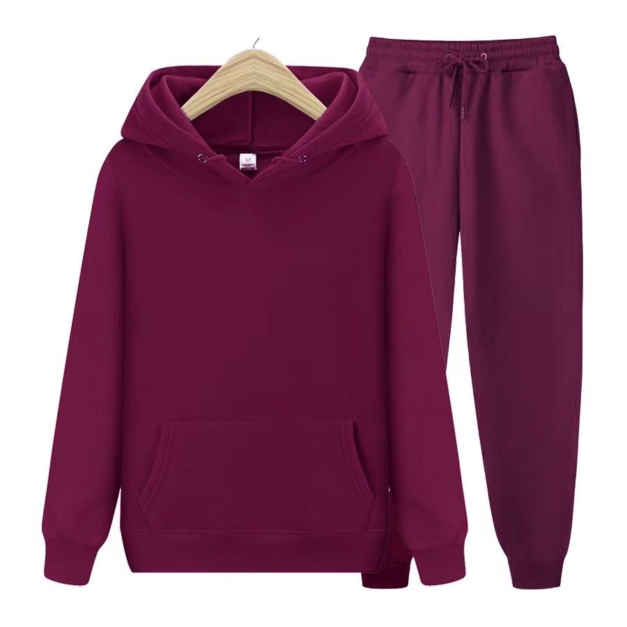 Conjunto de sudadera con capucha y pantalones jogger para mujer