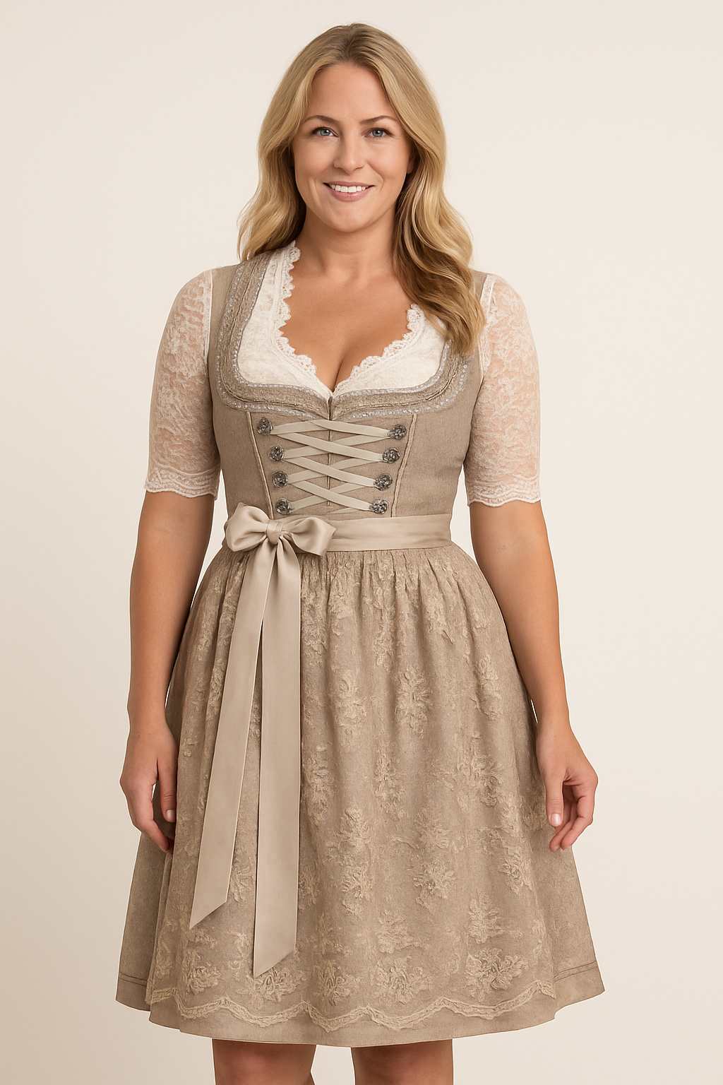 Kimberly - Lace Dirndl Dress