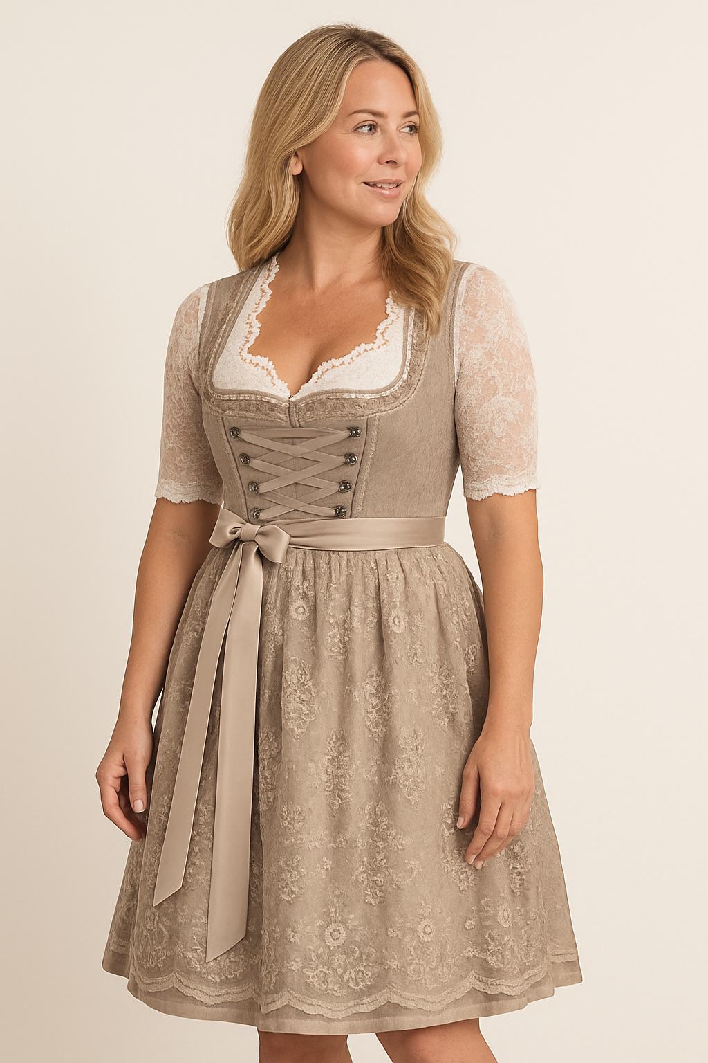 Kimberly - Lace Dirndl Dress