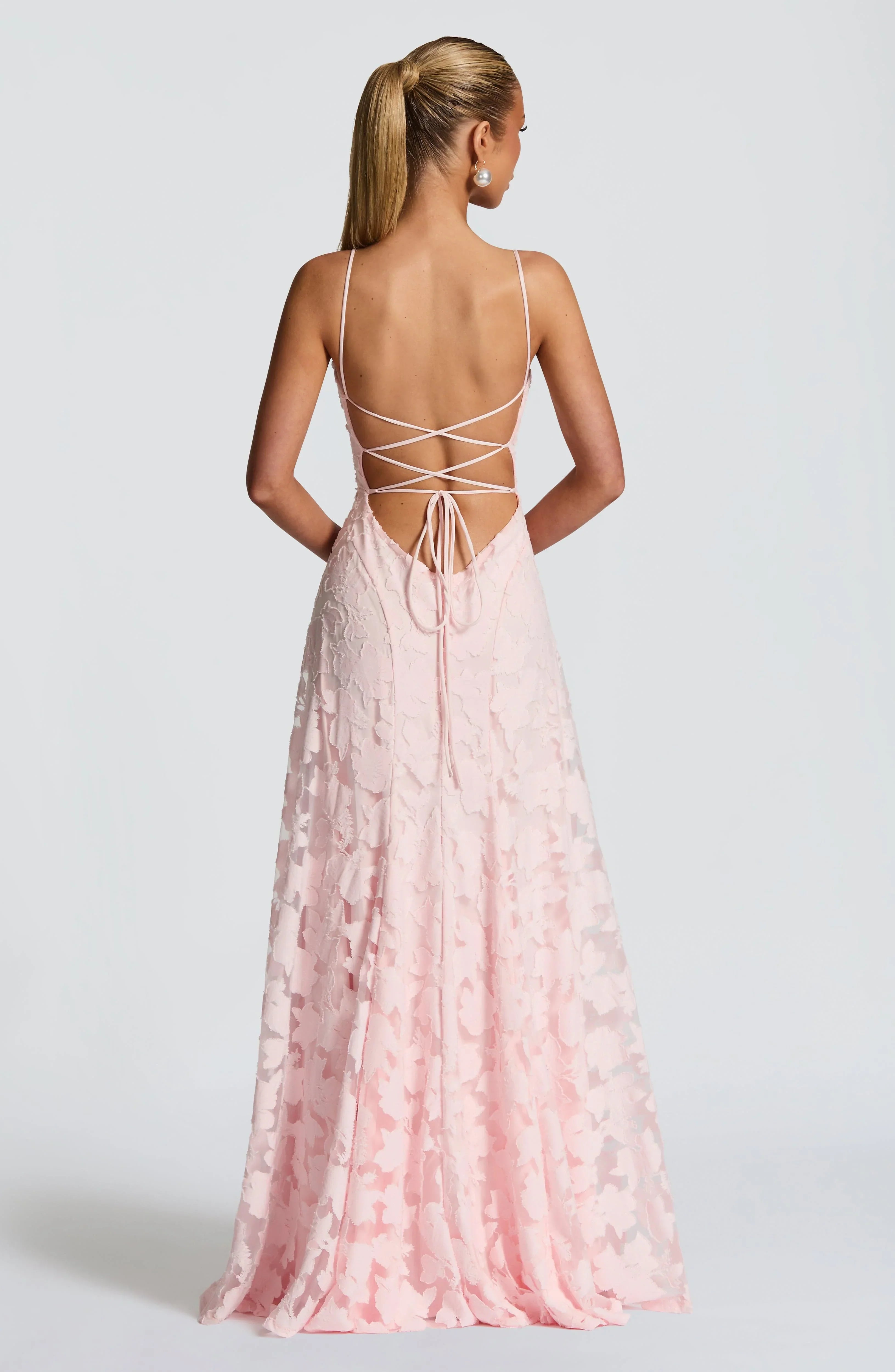 Women’s Elegant Lace Maxi Evening Dress