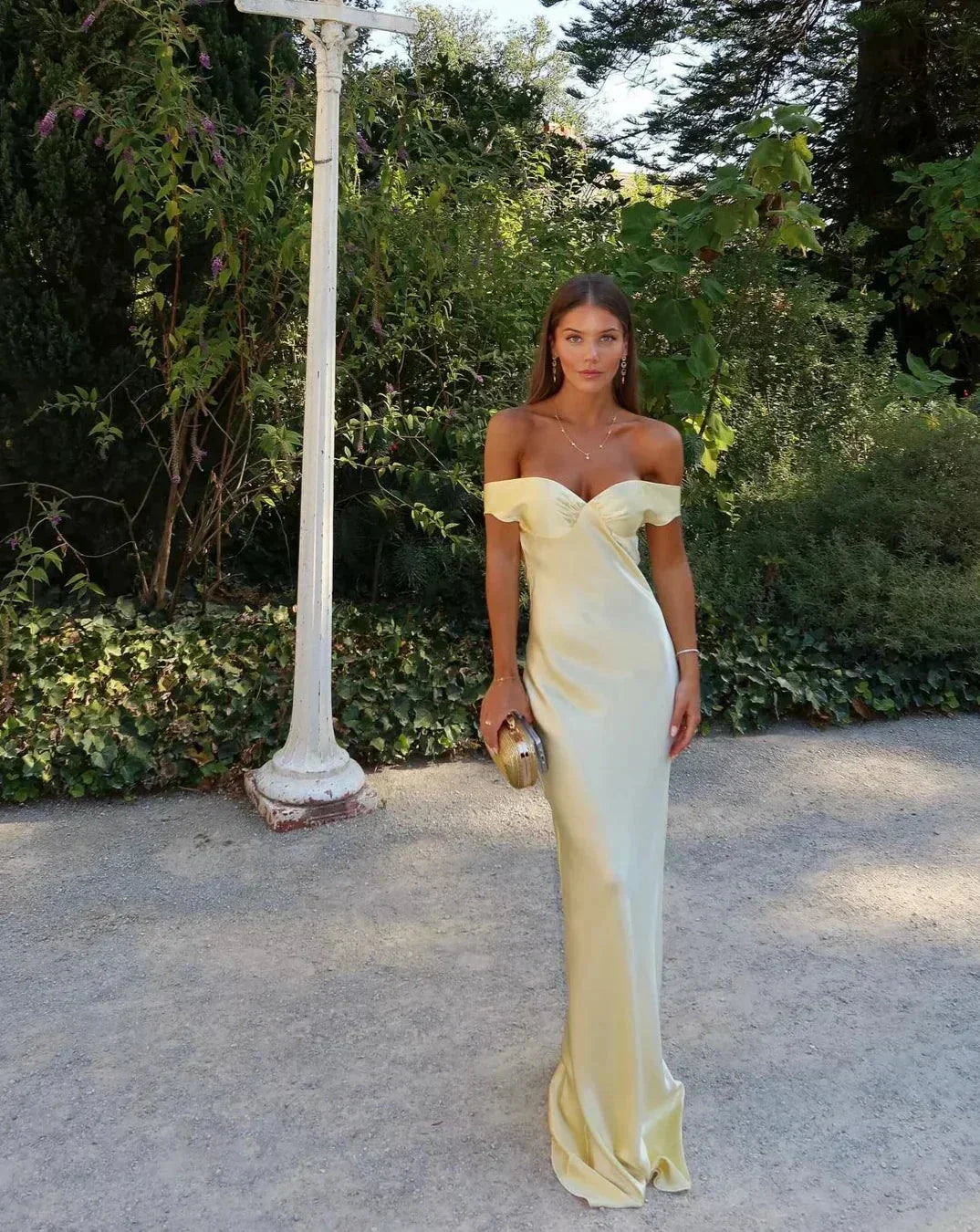Women’s Elegant Floor Length Evening Dress