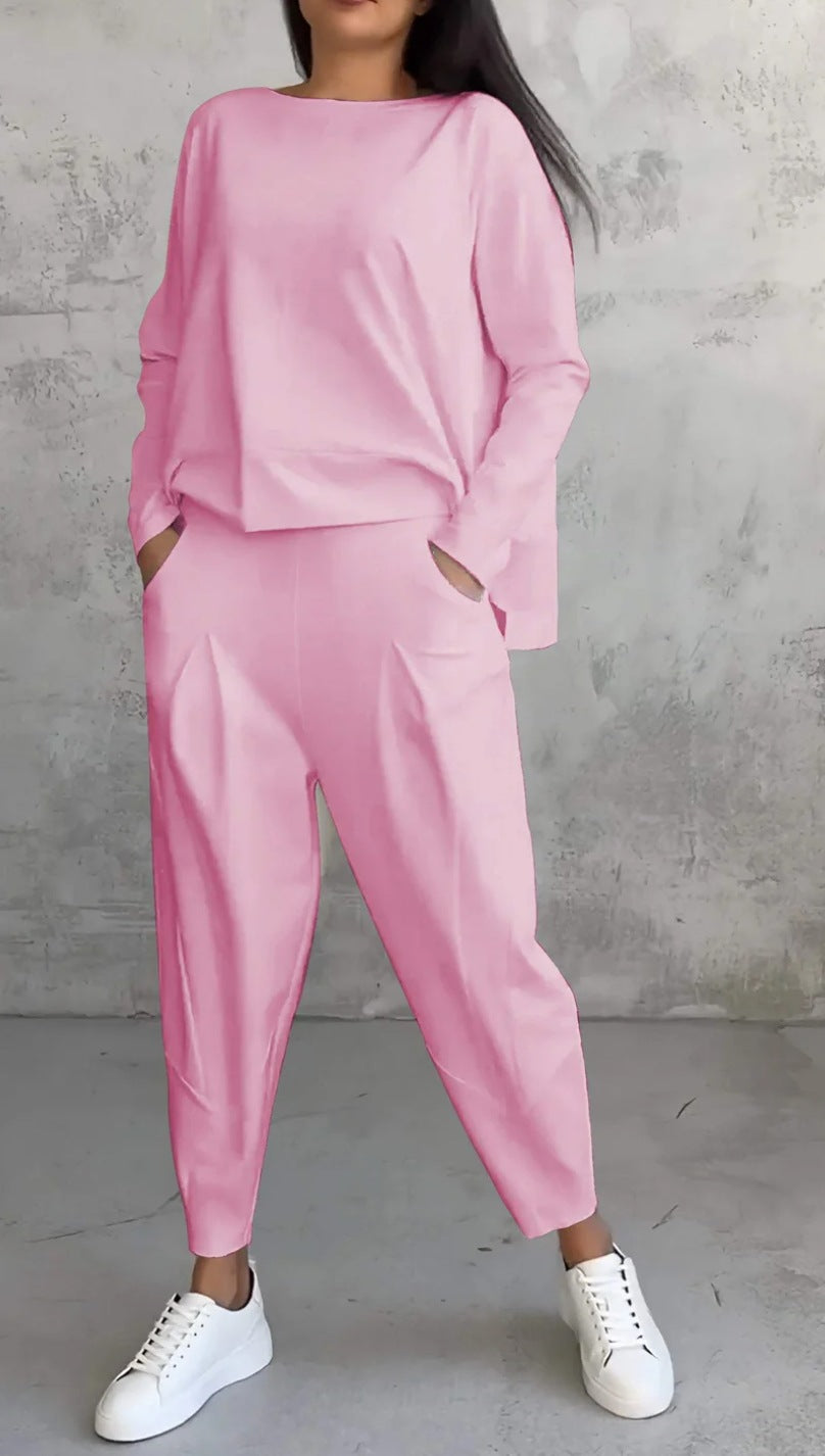 Women's Casual 2-Piece Lounge Jogger Set