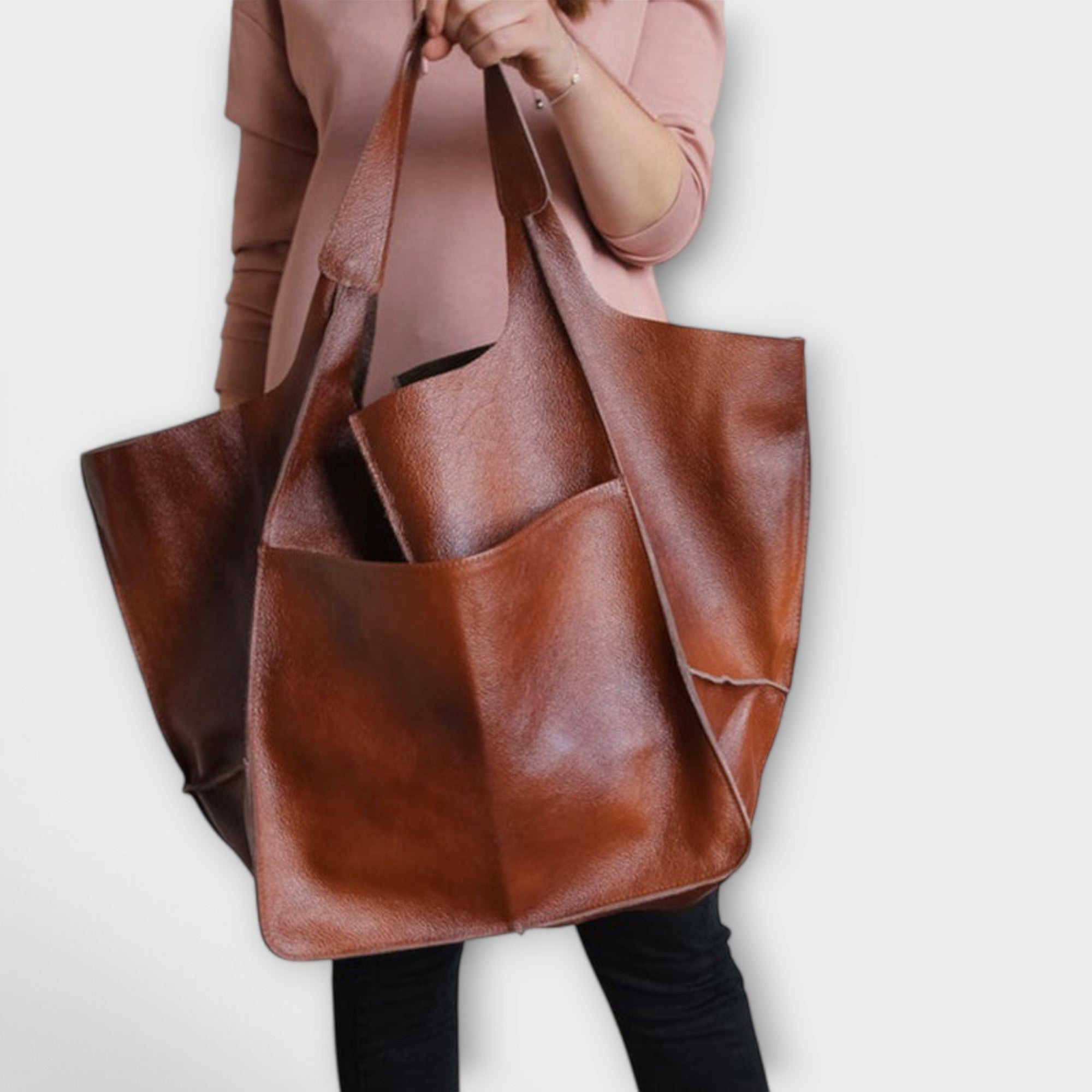 Stella - Vegan Leather Tote Bag