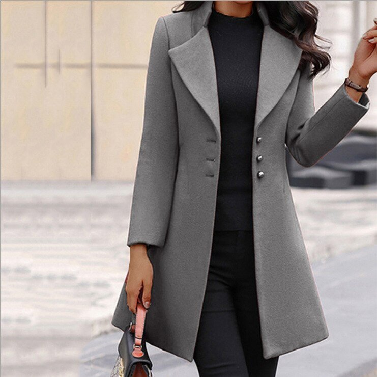 Christina - Wool Blend Coat