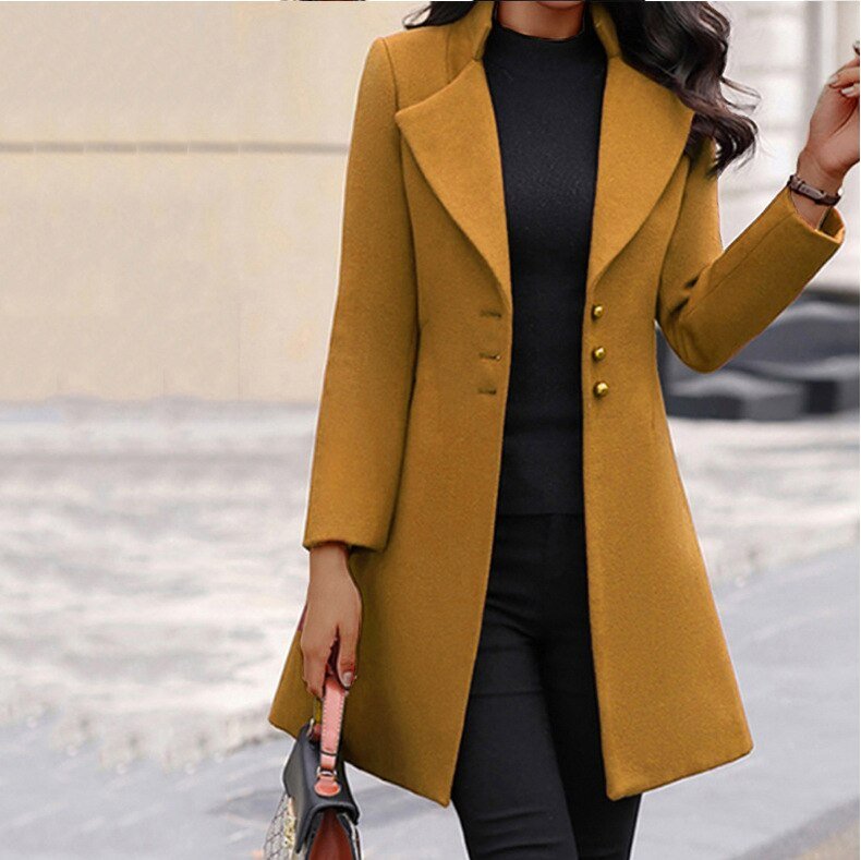 Christina - Wool Blend Coat